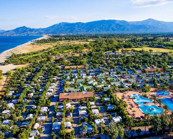 Camping bord de mer Languedoc Roussillon