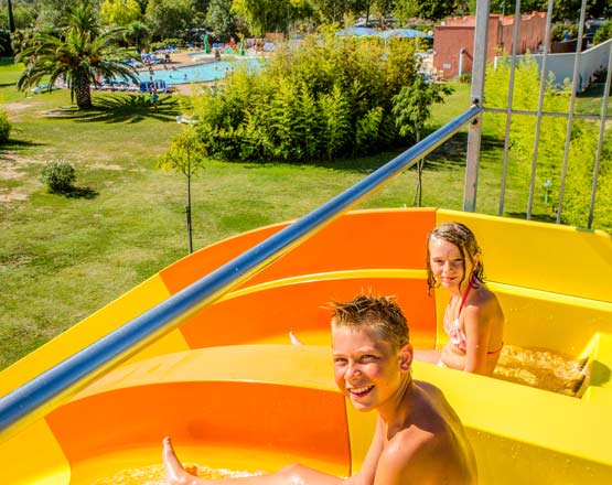 Camping avec tobboggan Agelès sur mer