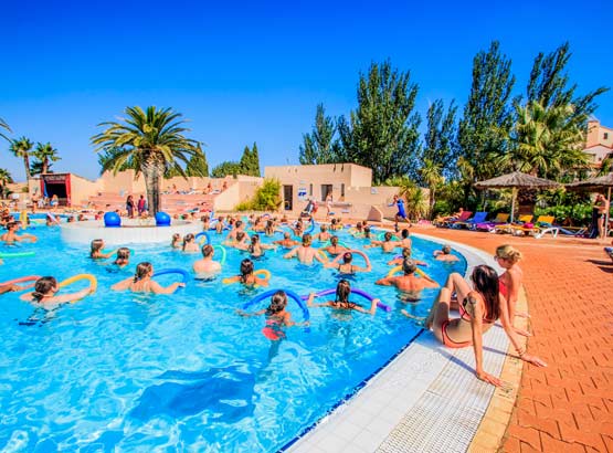 Camping piscine Aquagym Saint Cyprien