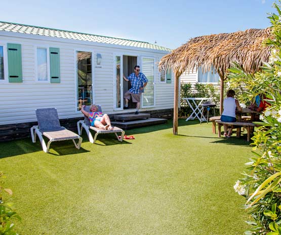 Location mobile home camping Saint Cyprien
