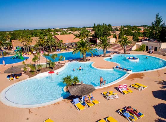 Parc quatique 5 étoiles camping Saint Cyprien