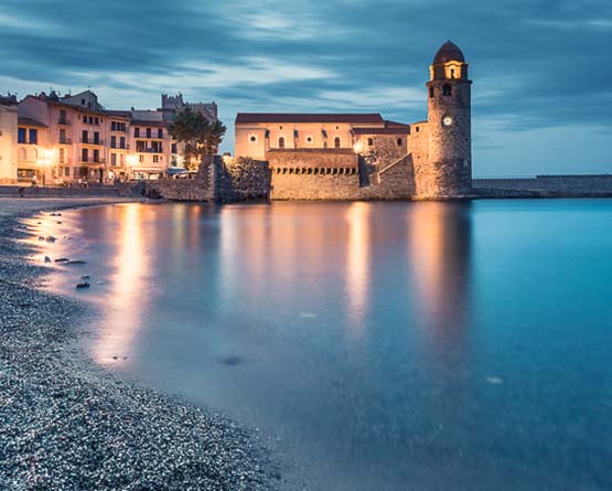 camping collioure plage